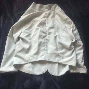 Mint cropped blazer jacket size XL
